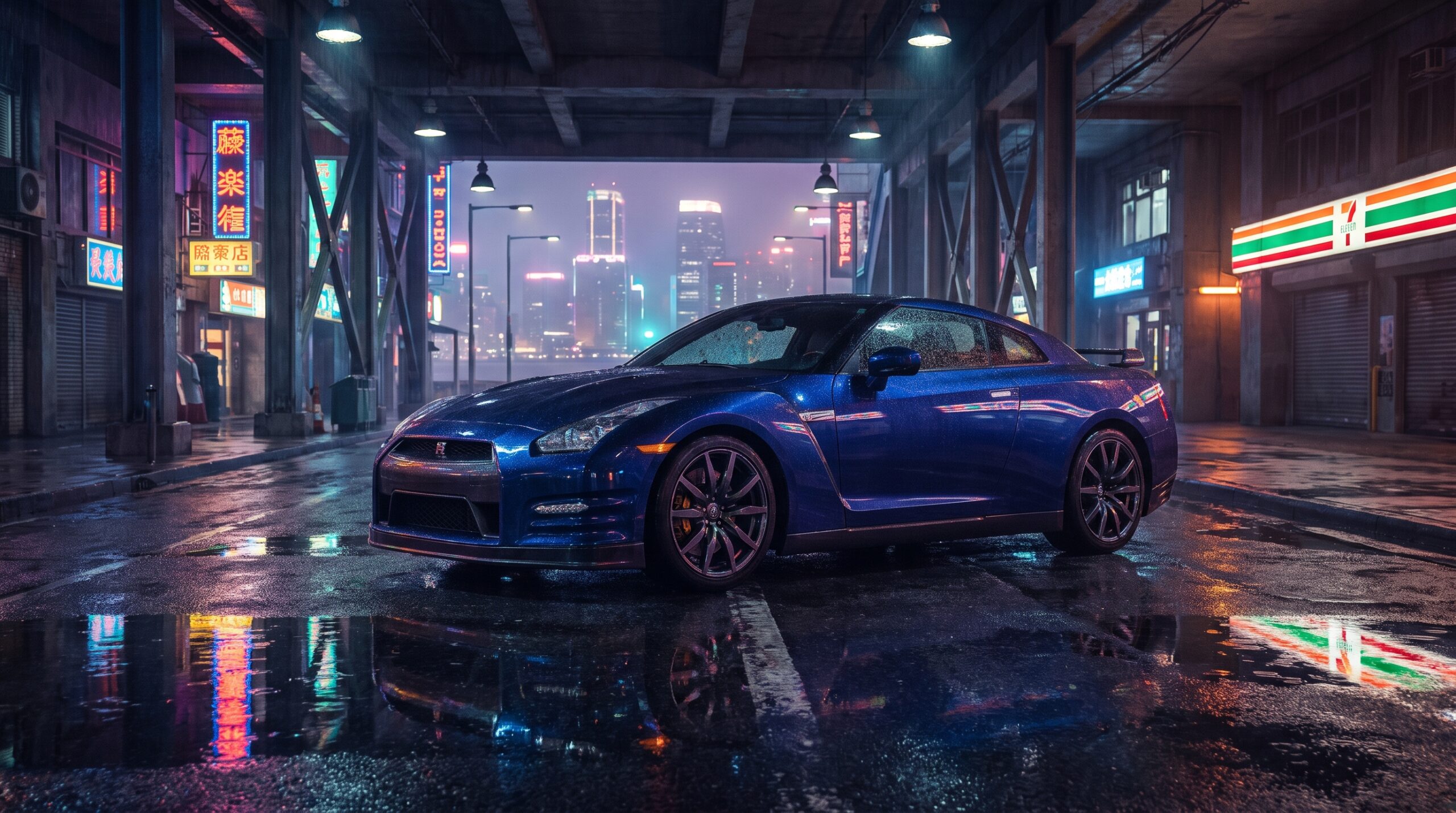 Skyline Midnight Run Wallpaper